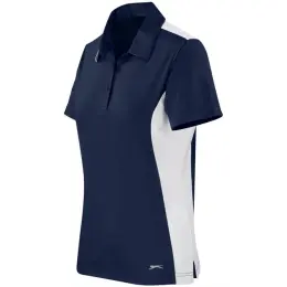 Ladies Glendower Golf Shirt Navy Side